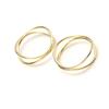 Two-layers Entanglement Round Stud Earrings for Women Punk Personality Simple Design Female Small Earrings Cool Stuff