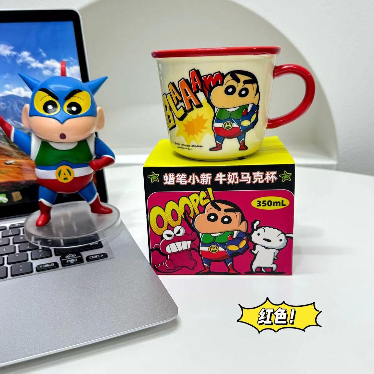 

Crayon Xiaoxin Ceramic Mug Girls Children S Water Cup Home Breakfast Cup Office Coffee Mug Souvenir 350ML