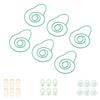100Pcs Cute Paper Clips Lovely Fruit Design Exquisite Color Wide Application Kids Paper Clips for Of