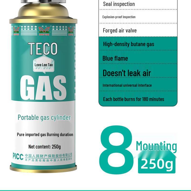 Explosion-Proof Portable Gas Stove with LPG Canister for Outdoor Use