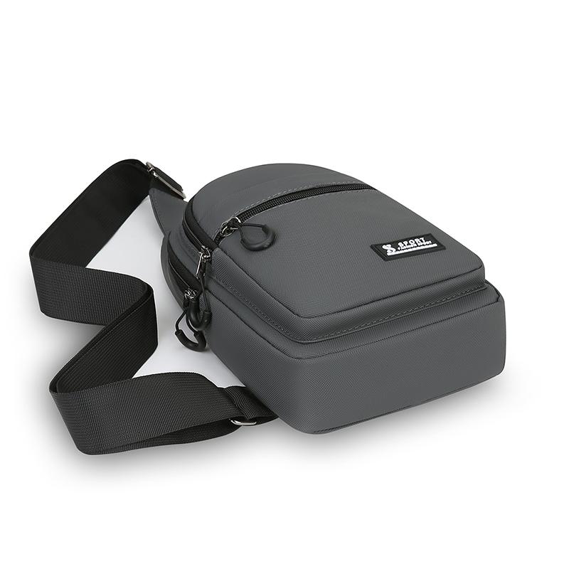 Men's Chest Bag Fashion One Shoulder Crossbody Bag Large Capacity Outdoor Sports Cell Phone Bag