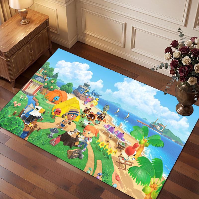 Animal Crossing Rug Soft Thick Non Slip Floor Carpet for Bedroom Living Room Home Decor