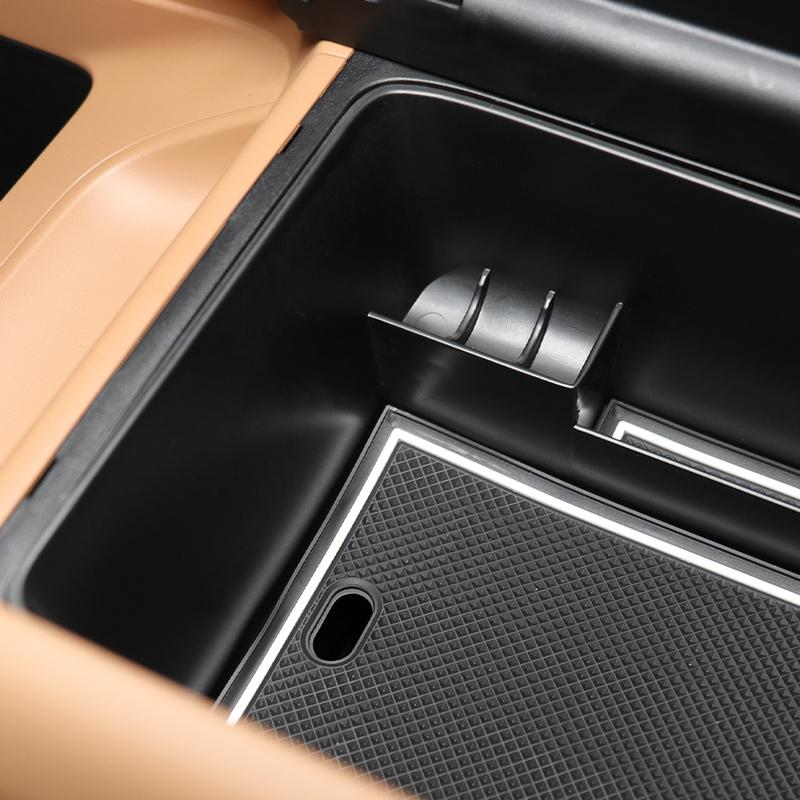 For Hyundai Santa Fe MX5 2024 2025 Central Console Armrest Box Storage Box Organizer Container Tray Car Interior Stowing Tidying