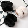 Winter Fuzzy Earmuff Cute Fluffy Faux Fur Earmuff Foldable Furry Ear Warmers for Women Men Girls Boys Jogging Skiing