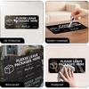 Please Leave Packages Here Signs 10" x 4" Deliveries Sign Aluminum Package Delivery Sign for Outside Front Door Home Office Shop 2 Pack