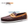 Fashion Male Classic Boat Shoes Leather Hot Sale New Men's Outdoor Walking Shoes Men Wedding Dress Shoes Lace-Up Fashion Men Loafers