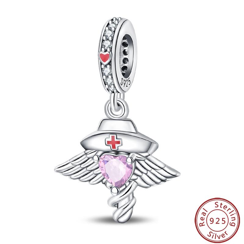 Professional Series Copper Doctor Teacher Painter Musician Charms Beads 3Mm Diy Fine Jewelry Making