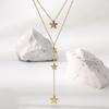 Fashionable Minimalist Star Tassel Pendant Necklace For Women With Alluring Pearl Accents