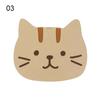 Cute Cat Cup Coasters Reusable Silicone Drink Coasters Non Slip Washable Heat Resistant Glass Cup Rubber Pad Mat Novelty