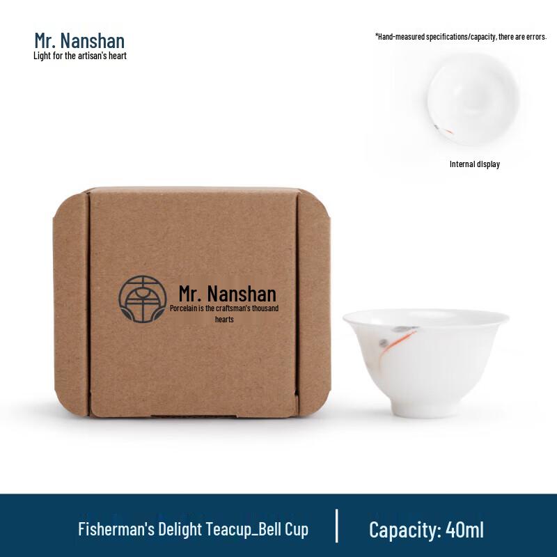 

Nanshan Xiansheng Endless Fishing Fun Ceramic Teacup