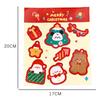 10Pcs Creative Christmas Stickers Kids Cartoon Decorations Stickers Student Diy Material Stationery Stickers Christmas Gifts