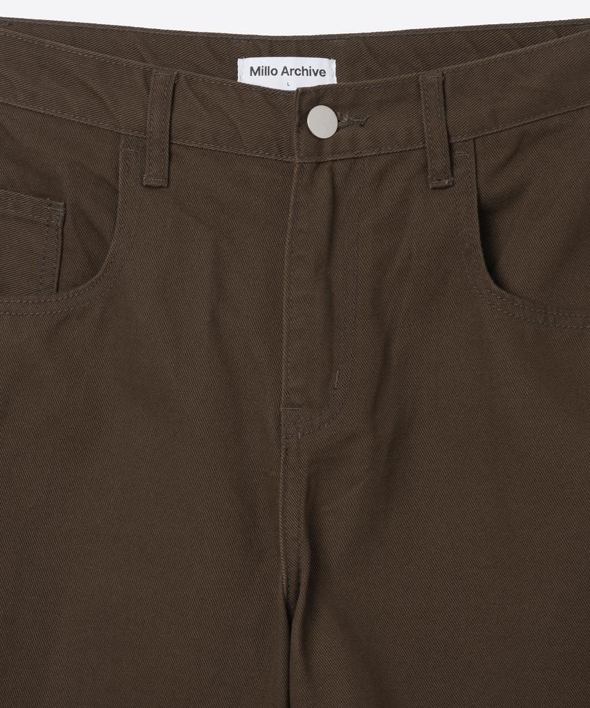 MILLO ARCHIVE Reflect Curved Pants [Brown] (A Type)