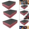 4x Tool Box Foam Inserts Shockproof Protection Tool Foam Sheets for Tabletop Miniatures Shipping Crafting Camera Case Jewelry