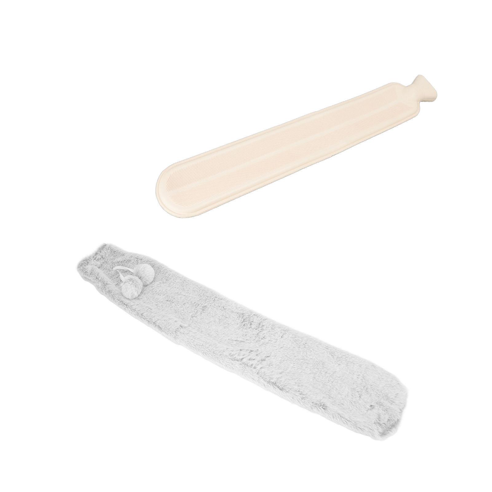 

2000ML Hand Warm Water Bag Explosionproof Rubber Plush Hot Water Bottle for Winter