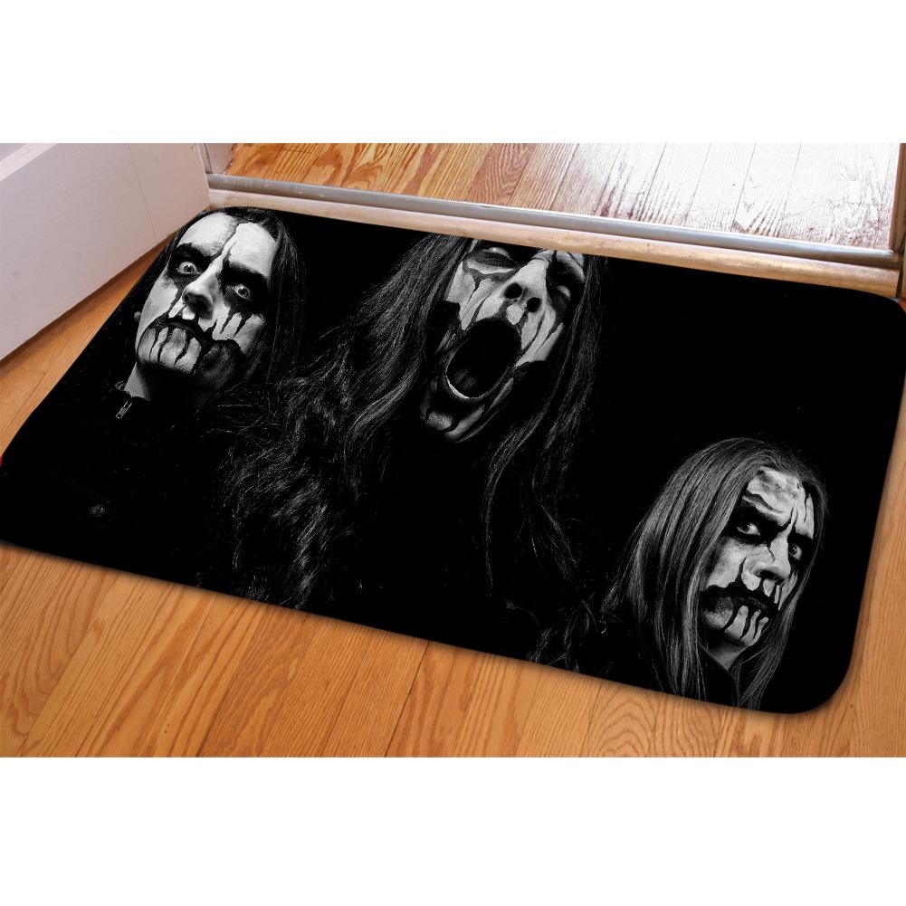 Banksy Bath Mat Graffiti Love Deep Loving And Embracing Couple With Diving Helmets On Dark Gray Doormat Carpet Door Home Decor