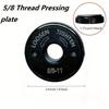 1pc M10/M14/5-8/11 Thread Quick Release Flange Nut for Angle Grinder - Heavy-Duty Metal Clamping Flange with Locking Nut Pressing Plate,Secure Tool