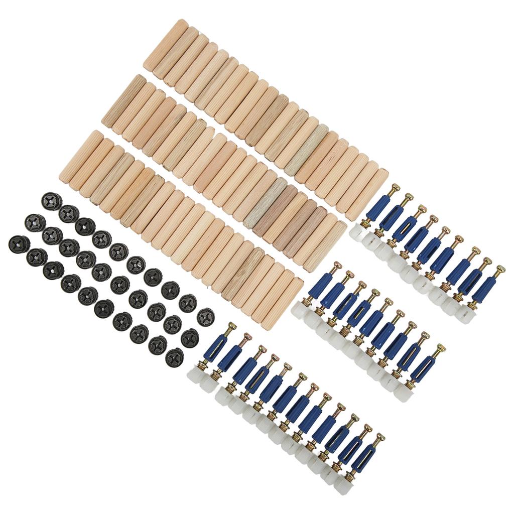 3 in 1 Eccentric Wheel Connecting Set Thickened Nut Screw Fastener Furniture Panel Board Fittings