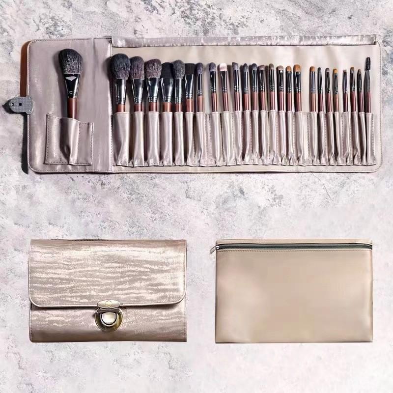 22-teiliges professionelles Tierhaar-Make-up-Pinselset für Maskenbildner