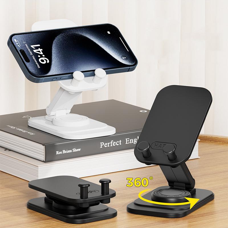 Foldable 360 Degree Rotation Desktop Mini Phone Holder Height Adjustable Cellphone Tablet Stand Bracket Support For Iphone
