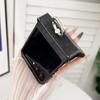 Solid Color Leather Magnetic Folding Case For Motorola Razr 60 50 Ultra 40 Ultra Wireless Charge Shockproof Slim Hard PC Ring Holder 3pcs Phone Cover