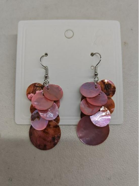 Silver Needle Cat's Eye Stone Shell Stud Earrings: Summer Seaside Style Fashionable High-End Women's Jewelry.