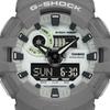 Casio Unisex Likit Kristal/Analog Çift Ekran Serisi Gri Saat GA-700HD-8APR GA-700HD-8APR