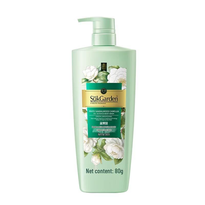 SukGarden Sandalwood Camellia Essential Oil Scented Shower Gel 800g