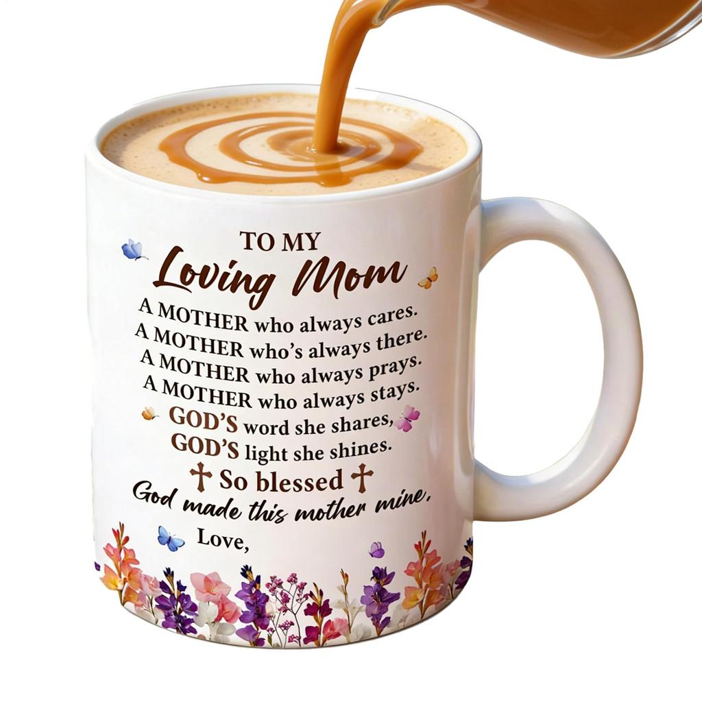 Ceramic Coffee Mug 330ml Beverage Mug Desktop Beverage Cup for Dining Room Living Room Cafe Home Mother's Day Birthday Tea Hot