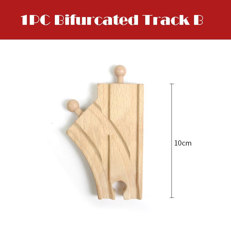 All Kinds Wooden Track Railway Toys Beech Wooden Train Track Accessories Fit for Brand Tracks Educational Toys for Children