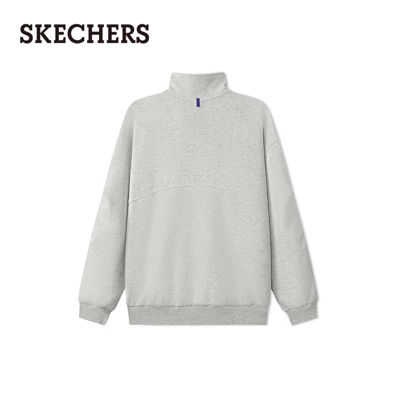 

SKECHERS Women s L325W031 Half-Zip Knit Sweatshirt XS-M