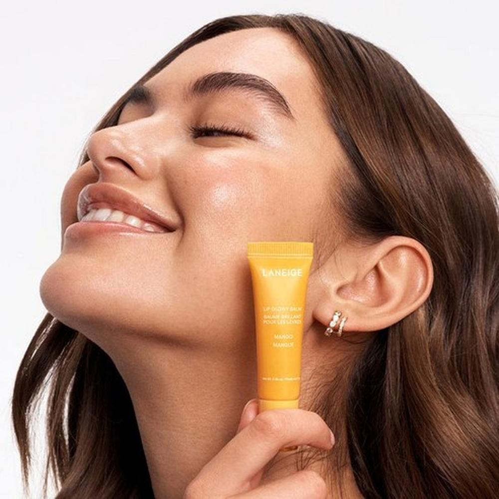 Laneige Lip Glowy Balm 10g - Berry - Moisturizing Lip Care, Korean