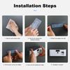 Wall Mounted Rechargeable Electric Toothbrush Holder No Drilling Smart Toothbrush Holder for Home Bathroom Accessories & Decor