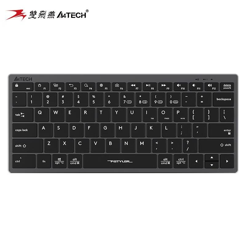 A4TECH FBX51C Wireless Multi-Mode Rechargeable Keyboard