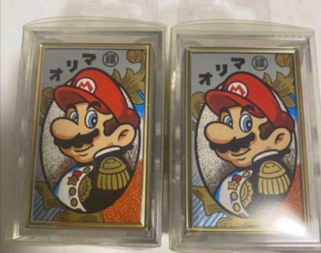 Nintendo Super Mario Bros. Hanafuda set Red Black Japanese Playing Cards