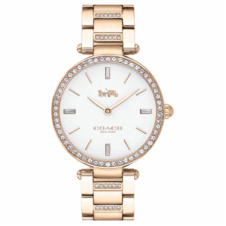 COACH PARK watch quartz movement stainless
