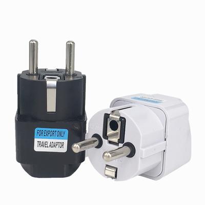 1 szt. Adapter wtyczki EU RU FR KR US AU UK na Euro Europejski Korea Południowa Konwerter Adapter zasilania AC Gniazdo elektryczne