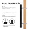 6 Pack Matte Black Stainless Steel Cabinet Pulls, Kitchen Drawer Handles Hardware for Cabinet Cupboard Wardrobe