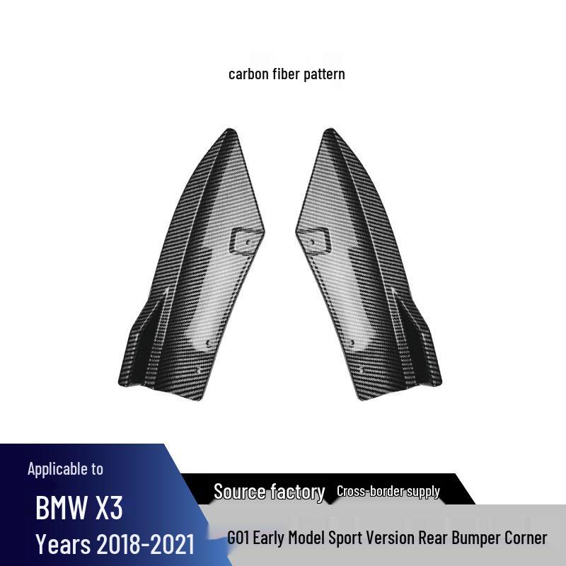 Compatible with BMW Sport: Front Lip, Canards, and Rear Bumper Corners for Modification