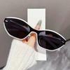 Lunettes de soleil œil de chat Y2K haut de gamme pour femmes Protection UV Tendance mode Style Ins DS-66313
