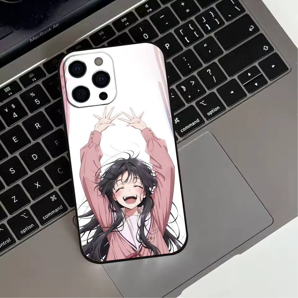 ANIME Kaoruko W-Waguri  Phone Case For iPhone 17,16,15,14,13,12,11 Plus,Pro Max,XS,Soft Silicone Black Cover