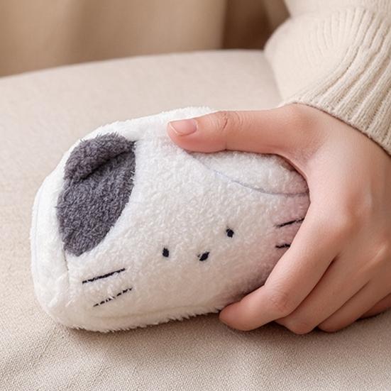 Plush Cat Pencil Case for Kids Cute Cartoon Large Capacity Pen Pouch Student Stationery Bag Travel Cosmetic Pouch