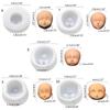 3D Dolls Head Baby Face Mold Silicone Cake Mold Model Handmade Soap Clay Plaster Mold Fondant Chocolate Sugar Craft Mold