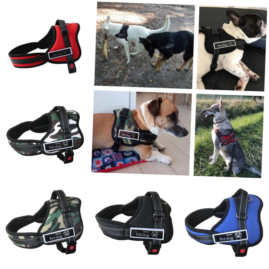 Dog Cloth Vest Chest Straps Pets Supplies Outdoor Breathable Medium Large Gifts