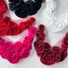 Polyester-Faltenblumen-Aufnäher Einfach aufzunähen Für Kleidungsreparaturen Und Kreative Projekte Auf Verschiedenen Stoffen