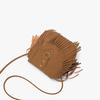 European and American Retro Large-capacity Bag Autumn and Winter Armpit Tassel Lock Buckle Versatile Tote Bag Feeling Commuter Shoulder Bag