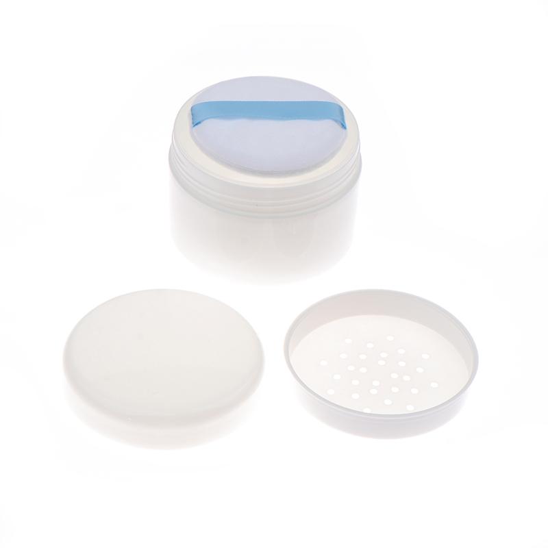 200/250/300G Puderbox Puder Fixierpuder Honigpuder Spender Toner Leere Dose mit Puderquaste Siebdeckel