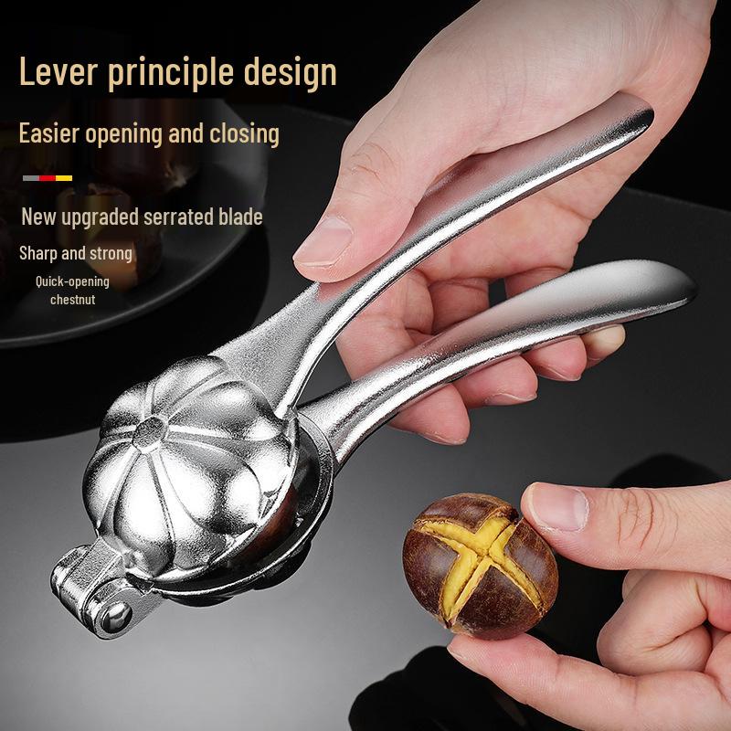 Chestnut Peeler & Sheller - Easy Raw Chestnut Opener for Kitchen.
