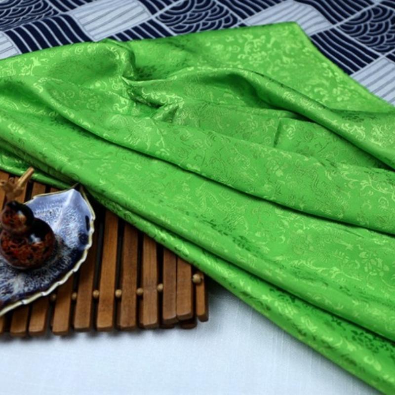 

Vintage Dragon Jacquard Silk Brocade Fabric for Kung Fu Uniform Hanfu Tang Suit Traditional Chinese Clothing DIY Craft 100x120cm