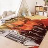 Anime TRIGUN STAMPEDE Floor Mat Floor Mat Soft Flannel Non-Slip Door  Rug for Living Room