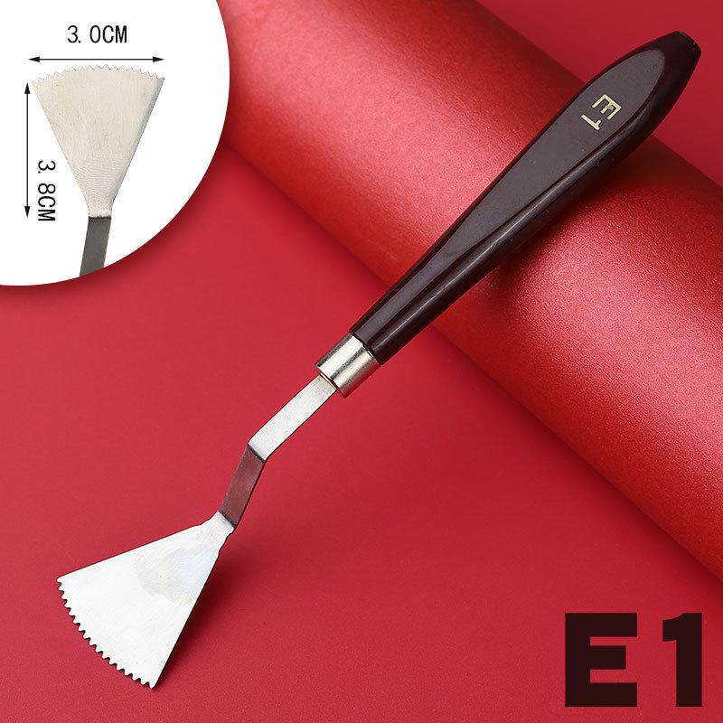 Spatule Couteau à Palette Spatule pour Peinture à l'Huile et Gouache en Acier Inoxydable